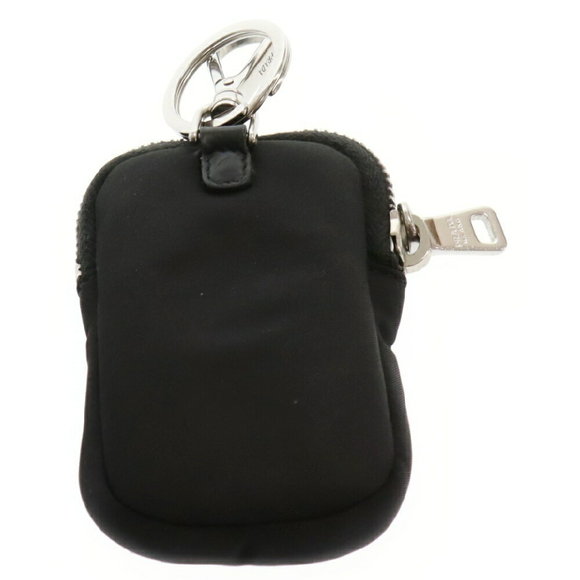 Prada Key Pouch Black Ring Nylon Re - Picture 1 of 6